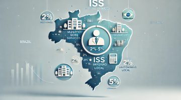 imagem do mapa do Brasil, alusiva ao ISS